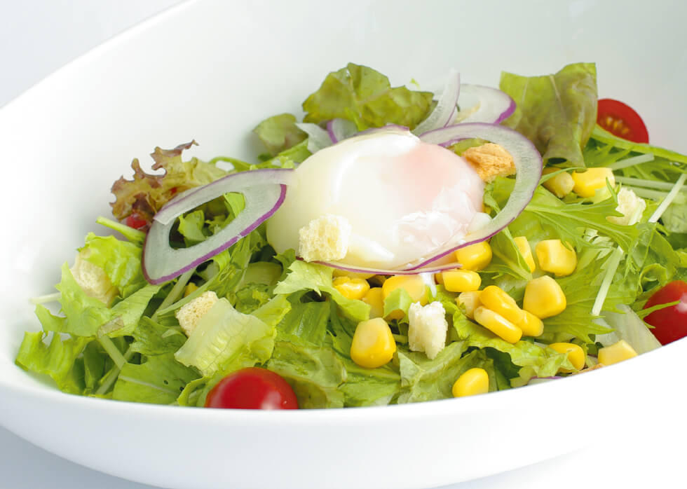 温泉玉子のシーザーサラダ