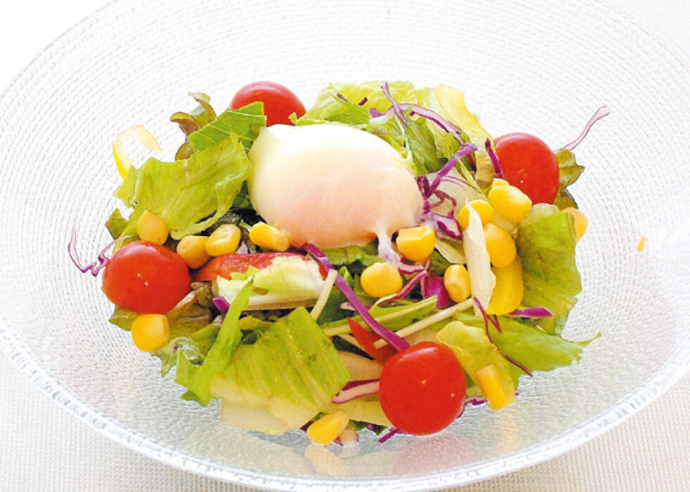 温泉玉子のシーザーサラダ