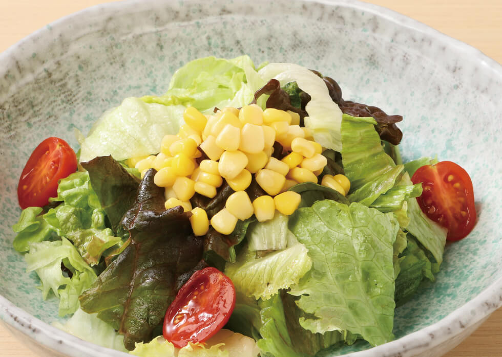 新鮮野菜のイタリアングリーンサラダ