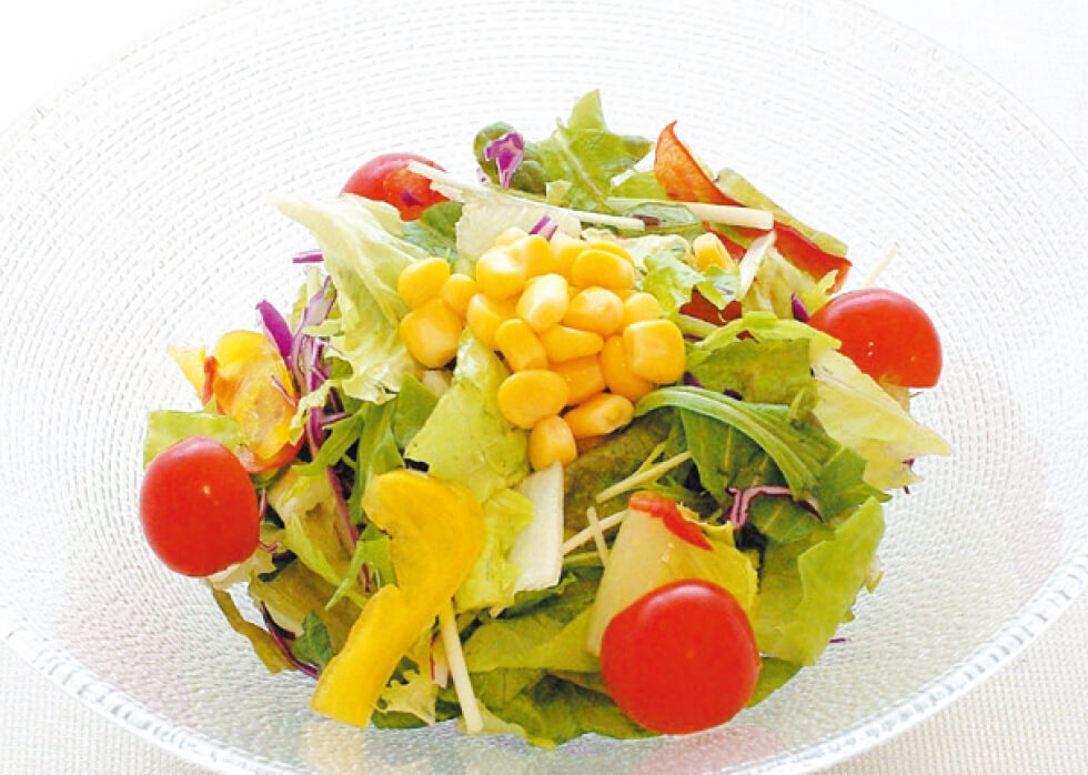 新鮮野菜のグリーンサラダ