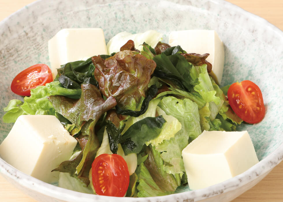 和風豆腐サラダ
