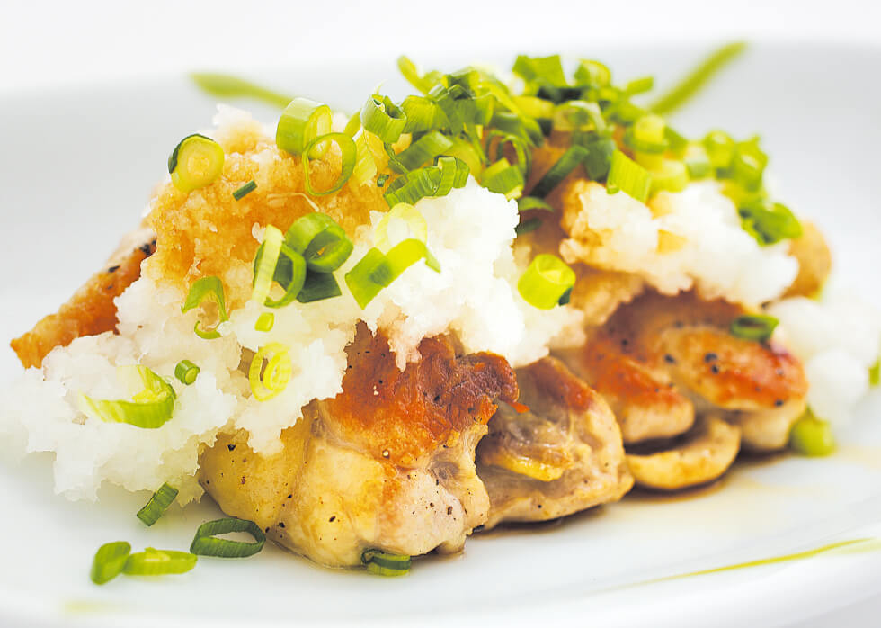 恵那鶏もも焼おろしポン酢